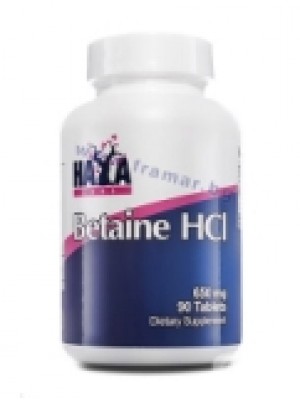 BETAINE HCL 650mg. 90 tablets